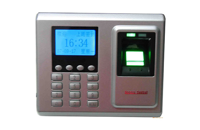 帶指紋門禁考勤機